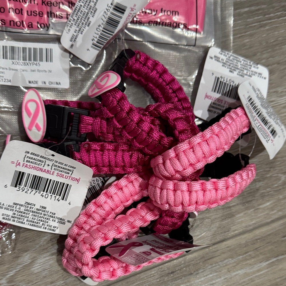 Pink Breast Cancer Awareness Pink Ribbon Set - Picture 4 of 14